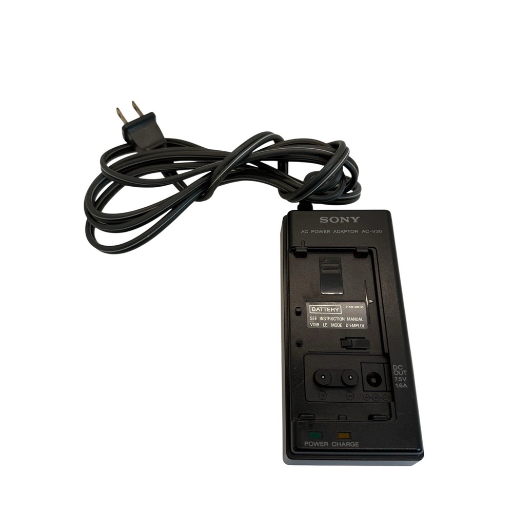 VTG Sony AC-V30 AC Power Adaptor & Battery Charger Camcorder Camera OEM AC-VQ800